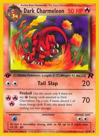 Dark Charmeleon (32) [Team Rocket] 1st Edition - Deck Out Gaming