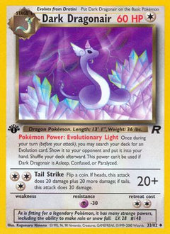 Dark Dragonair (33) [Team Rocket] 1st Edition - Deck Out Gaming