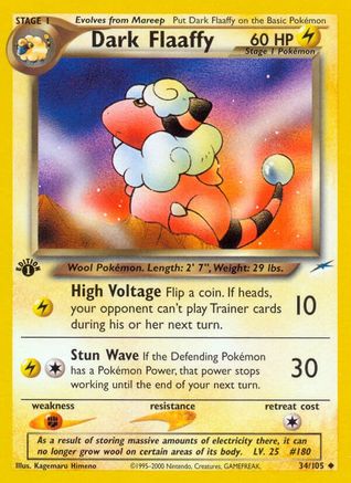Dark Flaaffy (34) [Neo Destiny] 1st Edition - Deck Out Gaming