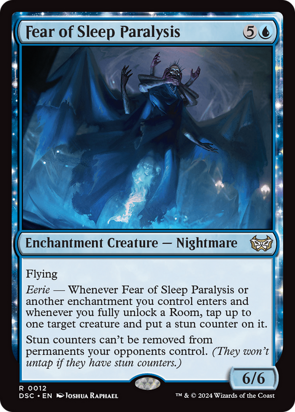 Fear of Sleep Paralysis (12) [Duskmourn: House of Horror Commander] - Deck Out Gaming