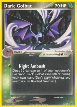 Dark Golbat (34) [Team Rocket Returns] Reverse Holofoil - Deck Out Gaming