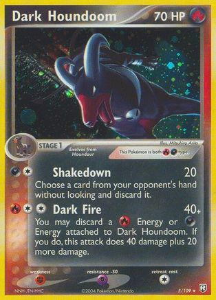Dark Houndoom - 005/109 (5) [Team Rocket Returns] Reverse Holofoil - Deck Out Gaming