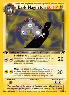 Dark Magneton (28) (28) [Team Rocket] 1st Edition - Deck Out Gaming