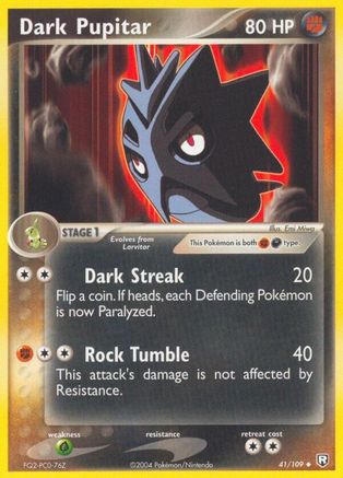 Dark Pupitar - 041/109 (41) [Team Rocket Returns] Reverse Holofoil - Deck Out Gaming