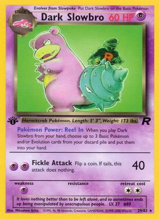 Dark Slowbro (29) (29) [Team Rocket] 1st Edition - Deck Out Gaming