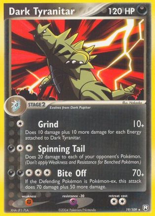 Dark Tyranitar - 019/109 (19) [Team Rocket Returns] Reverse Holofoil - Deck Out Gaming