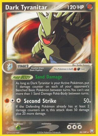 Dark Tyranitar - 020/109 (20) [Team Rocket Returns] Reverse Holofoil - Deck Out Gaming