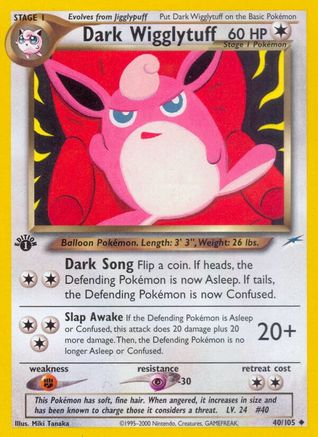 Dark Wigglytuff (40) [Neo Destiny] 1st Edition - Deck Out Gaming