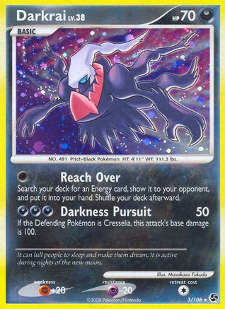 Darkrai (3) (3) [Great Encounters] Holofoil - Deck Out Gaming