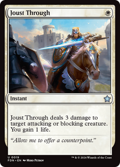 Joust Through (19) [Foundations] - Deck Out Gaming