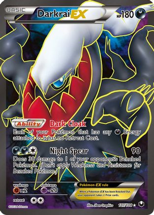 Darkrai EX (107 Full Art) (107) [Dark Explorers] Holofoil - Deck Out Gaming