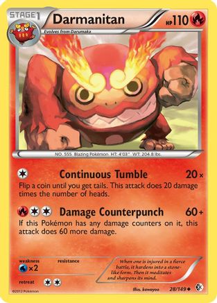 Darmanitan (28) [Boundaries Crossed] - Deck Out Gaming