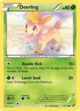 Deerling (13) [Black and White] Reverse Holofoil - Deck Out Gaming