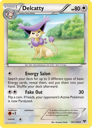 Delcatty (105) [XY Base Set] Reverse Holofoil - Deck Out Gaming