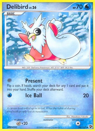 Delibird (36) [Great Encounters] Reverse Holofoil - Deck Out Gaming