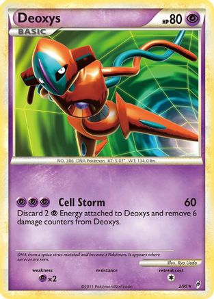 Deoxys (2) [Call of Legends] Reverse Holofoil - Deck Out Gaming