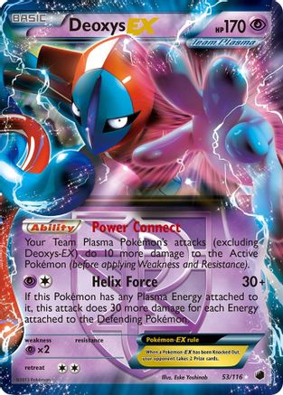 Deoxys EX (Team Plasma) (53) [Plasma Freeze] Holofoil - Deck Out Gaming