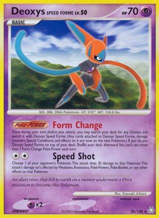 Deoxys Speed Forme (26) [Legends Awakened] Reverse Holofoil - Deck Out Gaming
