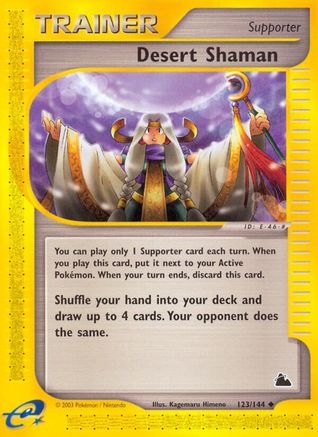 Desert Shaman (123) [Skyridge] Reverse Holofoil - Deck Out Gaming