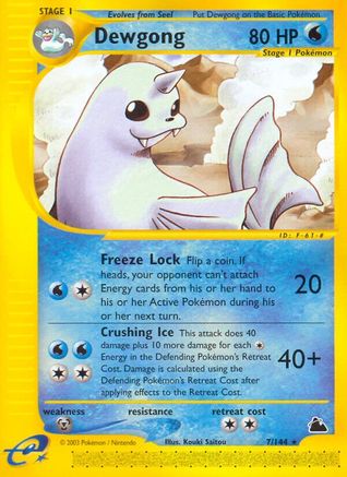 Dewgong (7) (7) [Skyridge] Reverse Holofoil - Deck Out Gaming