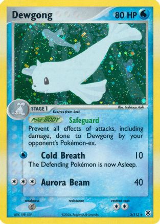 Dewgong (3) [FireRed & LeafGreen] Holofoil - Deck Out Gaming