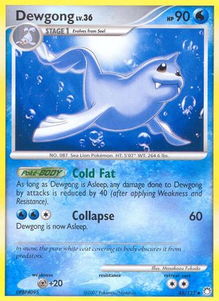Dewgong (45) [Mysterious Treasures] Reverse Holofoil - Deck Out Gaming