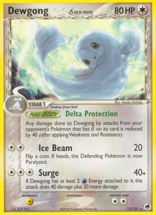 Dewgong (Delta Species) (15) [Dragon Frontiers] Reverse Holofoil - Deck Out Gaming