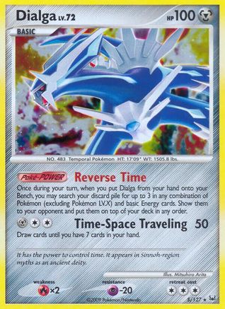 Dialga (5) (5) [Platinum] Reverse Holofoil - Deck Out Gaming