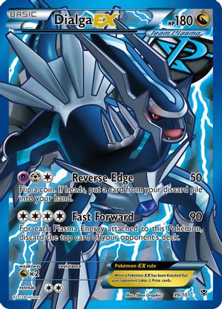 Dialga EX (Team Plasma) (99 Full Art) (99) [Plasma Blast] Holofoil - Deck Out Gaming