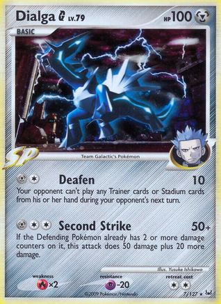 Dialga G (7) [Platinum] Reverse Holofoil - Deck Out Gaming