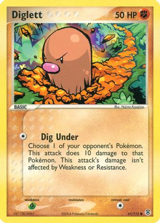 Diglett (61) [FireRed & LeafGreen] - Deck Out Gaming