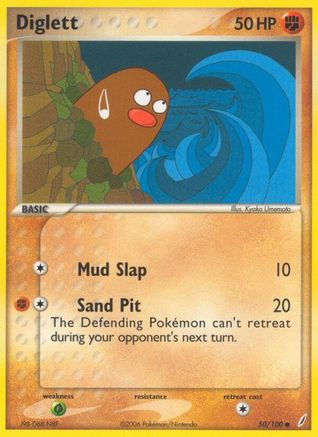 Diglett (50) [Crystal Guardians] Reverse Holofoil - Deck Out Gaming