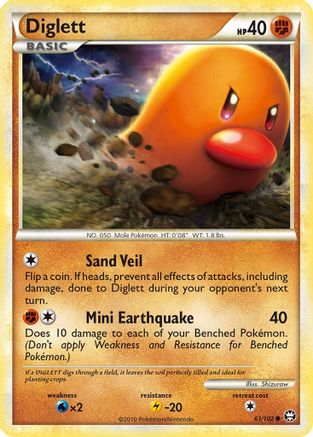 Diglett (61) [Triumphant] - Deck Out Gaming