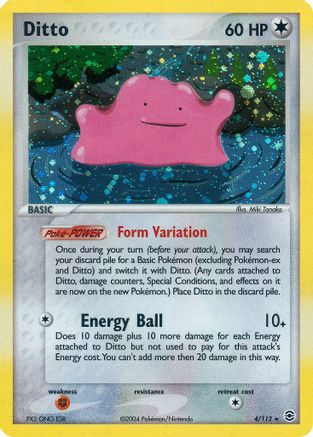 Ditto (4) [FireRed & LeafGreen] Reverse Holofoil - Deck Out Gaming