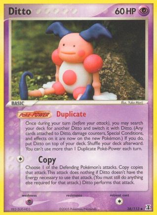 Ditto - 038/113 (Mr. Mime) (38) [Delta Species] Reverse Holofoil - Deck Out Gaming