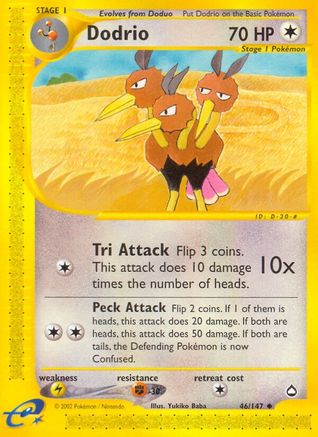 Dodrio (46) [Aquapolis] - Deck Out Gaming