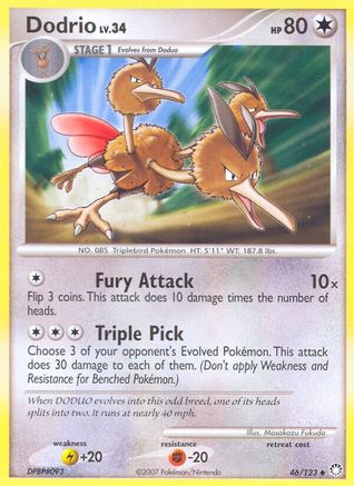 Dodrio (46) [Mysterious Treasures] - Deck Out Gaming