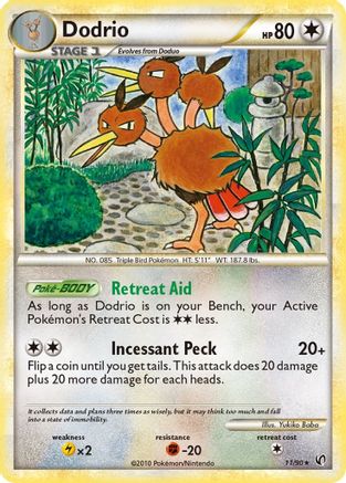 Dodrio (11) [Undaunted] Reverse Holofoil - Deck Out Gaming