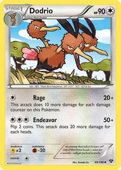 Dodrio (99) [XY Base Set] Reverse Holofoil - Deck Out Gaming