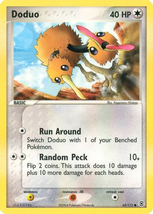Doduo (62) [FireRed & LeafGreen] Reverse Holofoil - Deck Out Gaming