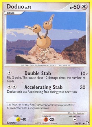 Doduo (80) [Mysterious Treasures] Reverse Holofoil - Deck Out Gaming
