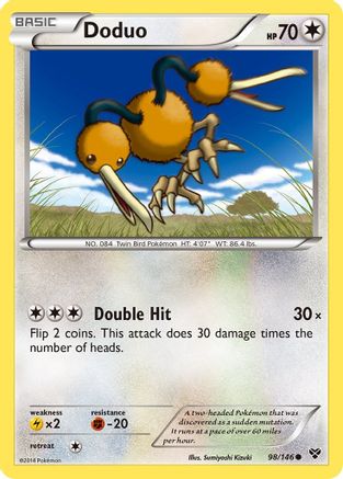 Doduo (98) [XY Base Set] Reverse Holofoil - Deck Out Gaming