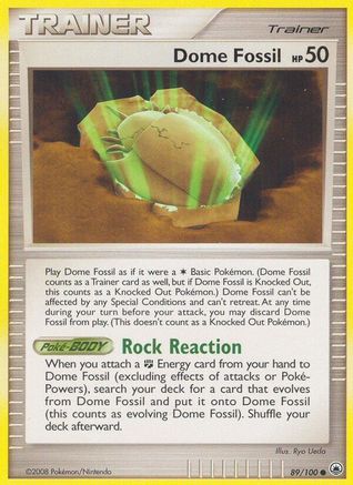 Dome Fossil (89) [Majestic Dawn] Reverse Holofoil - Deck Out Gaming