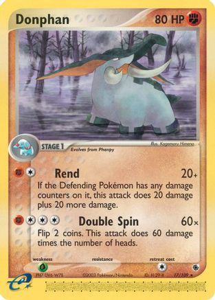Donphan (17) [Ruby and Sapphire] Reverse Holofoil - Deck Out Gaming