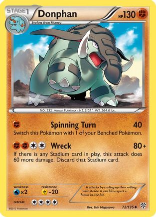 Donphan (72) [Plasma Storm] Reverse Holofoil - Deck Out Gaming