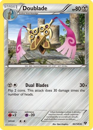 Doublade (84) [XY Base Set] Reverse Holofoil - Deck Out Gaming