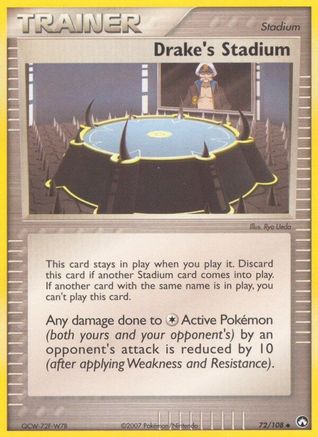 Drake's Stadium (72) [Power Keepers] Reverse Holofoil - Deck Out Gaming