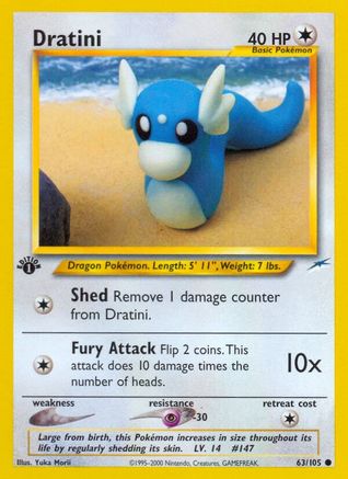 Dratini (63) [Neo Destiny] 1st Edition - Deck Out Gaming