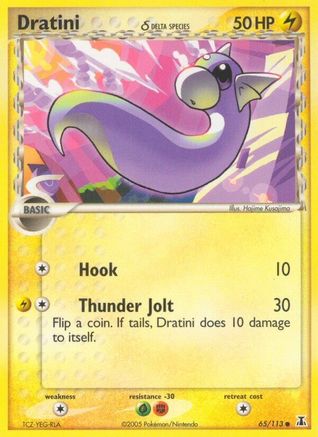 Dratini - 065/113 (Delta Species) (65) [Delta Species] Reverse Holofoil - Deck Out Gaming