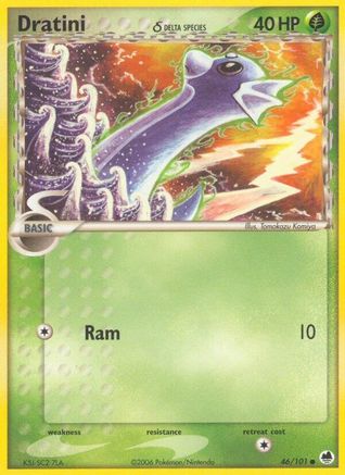 Dratini (Delta Species) (46) [Dragon Frontiers] Reverse Holofoil - Deck Out Gaming